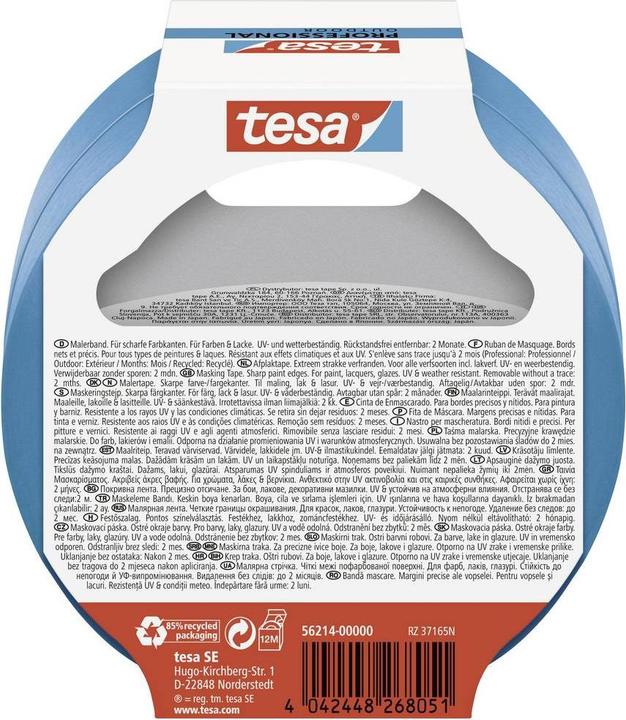 Actual product image tesa 2x OUTDOOR painter's tape (25 mm)