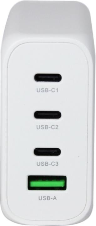Produktbild Allnet ply 130 watt 1x usb typ-a qc 3x usb typ-c**eu plug** (130 W, 4 Ports)