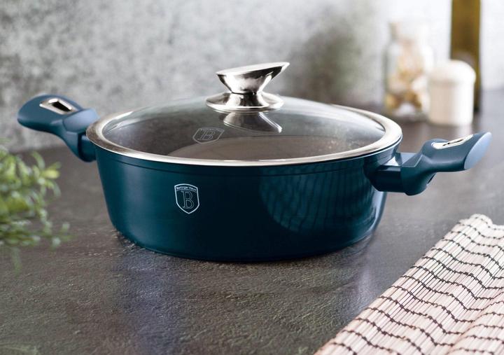 Actual product image BerlingerHaus GRANITE POT 28cm BERLINGER HOUSE AQUAMARINE BH-6794 (Pot, Aluminium, 28 x 7.50 cm)