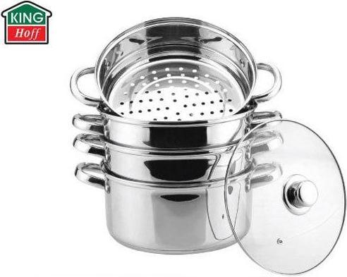 Actual product image Kinghoff STEAM POT 24cm 5.0L KH-3320 (24 cm, Steam cooker, Stainless steel)