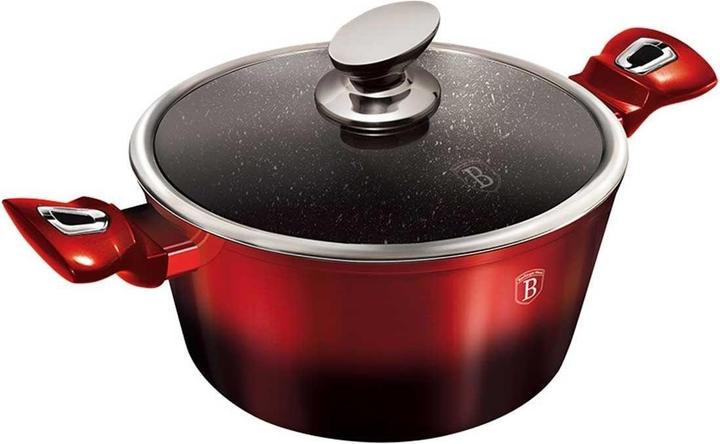 Produktbild BerlingerHaus 10-piece pot set METALLIC Black BURGUNDY LINE 15 ELE BH-1632 (Pfannenset + Topfset, Aluminium, 20 x 10.40 cm)
