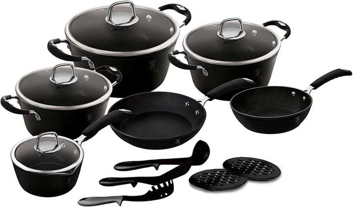 BerlingerHaus Granite pot set BH-6129 (Pan set + pot set)