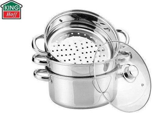Produktbild Kinghoff STEAM POT 24cm KH-3319 (Dampfkochtopf, Edelstahl, 24 x 11.50 cm)