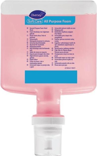Diversey Soft Care All Purpose Foam, foam soap for universal use (1300 ml)