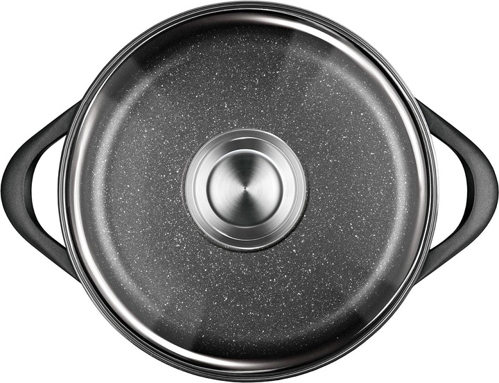Actual product image Smile Set of 10-piece pots MGK-17 (Pan set + pot set, Aluminium)