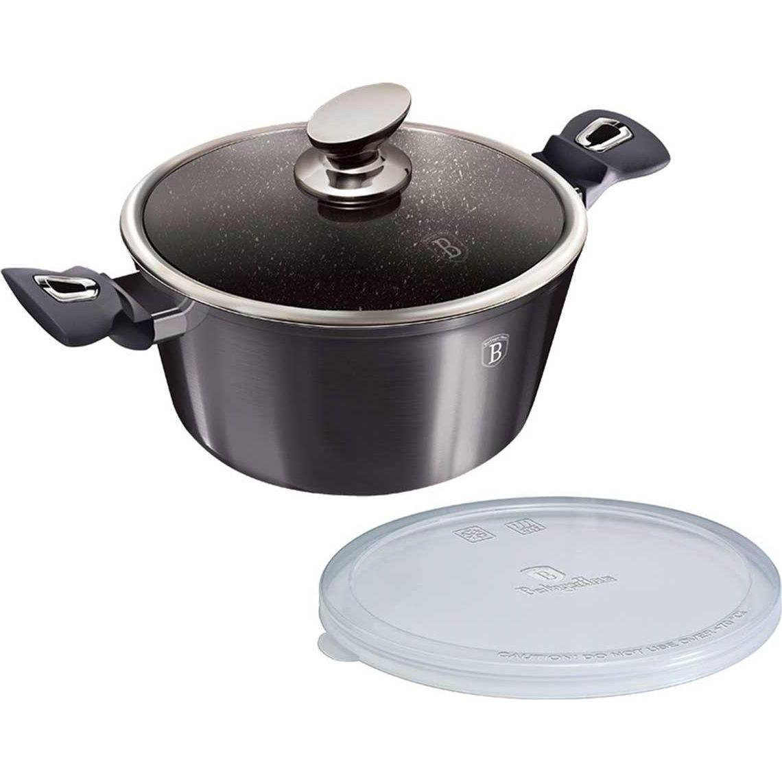 Thumbnail - BerlingerHaus GRANITE POT 20cm BH-6892 CARBON PRO, Pfanne + Kochtopf, Grau