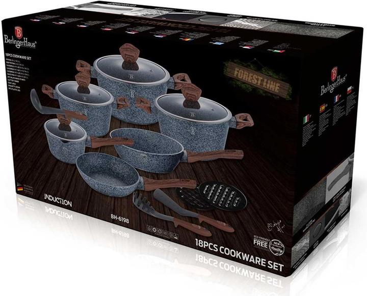Actual product image BerlingerHaus 18 Pot Set. Berlinger House (Pan set + pot set, Steel)