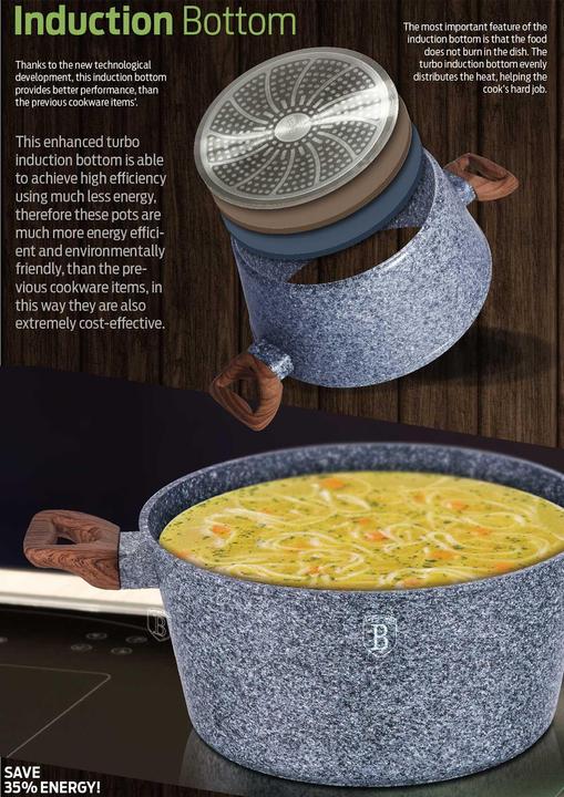 Actual product image BerlingerHaus 18 Pot Set. Berlinger House (Pan set + pot set, Steel)