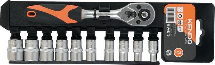 Productafbeelding Kendo Zwölfkant-Steckschlüsselsatz 1/4" 11-teilig (14 mm)