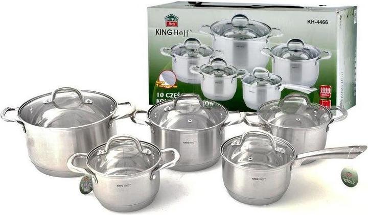 Produktbild Kinghoff Pot set 10 ITEMS. KH-4466 (Pfannenset + Topfset)