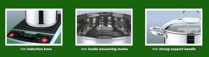 Produktbild Kinghoff Pot set 10 ITEMS. KH-4466 (Pfannenset + Topfset)