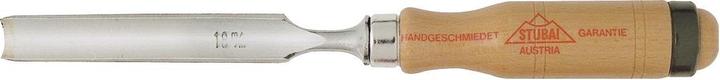 Actual product image Stubai Gouge (gouge) carving tool with wooden handle made of copper beech 16 mm (16 mm)