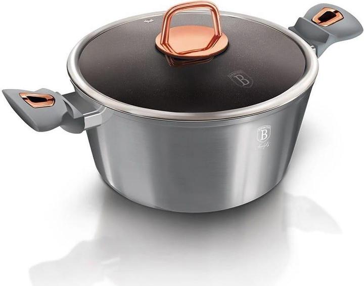 Produktbild BerlingerHaus GRANITE POT 28cm BH-6013 MOONLIGHT (Kochtopf, Aluminium, 28 x 12.40 cm)