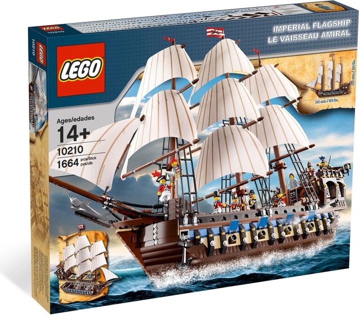 Image du produit LEGO Creator Segelschiff 10210 (10210, LEGO Creator 3-in-1)