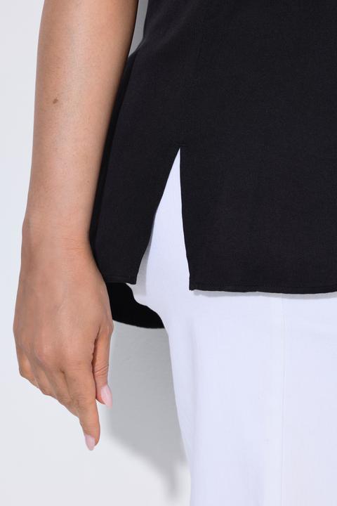 Image du produit Ulla Popken Blouse, tombé fluide, manches courtes (46)