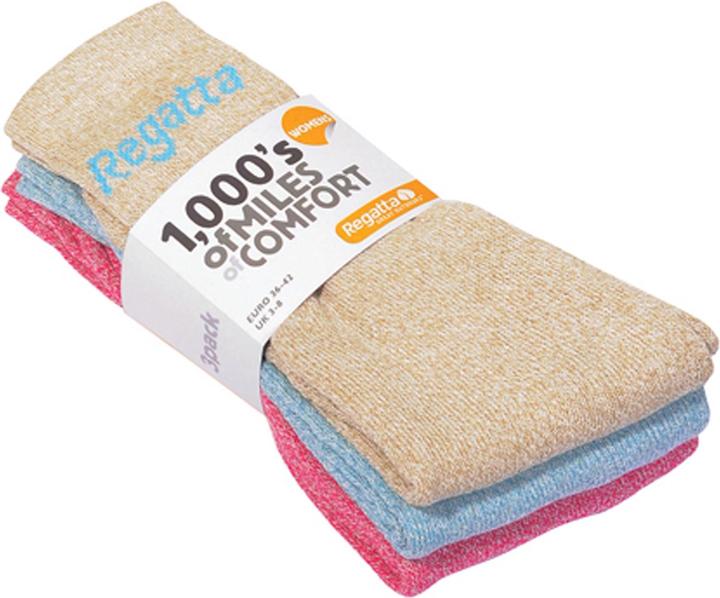 Image du produit Regatta Great Outdoors Chaussettes chinées 3Pack (Lot de 3, Taille unique)