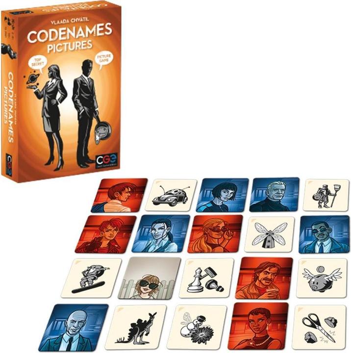 Productafbeelding Brain Games kaartspel Codenames foto's (Litouws, Ests, Lets)