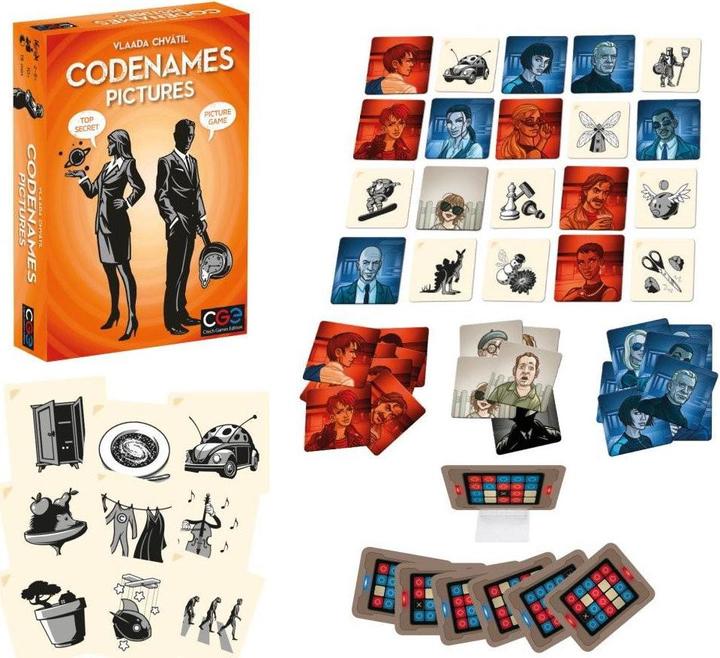 Productafbeelding Brain Games kaartspel Codenames foto's (Litouws, Ests, Lets)