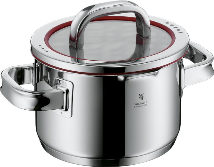 Immagine prodotto WMF Set di 4 pentole da 5 pezzi (760556380), acciaio inox (Acciaio inossidabile)