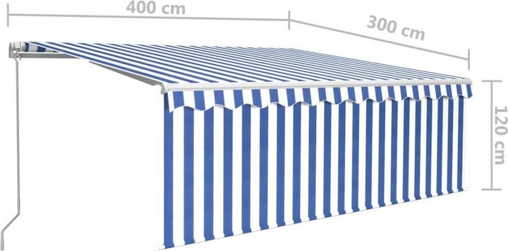 Actual product image vidaXL Markise (4 m)