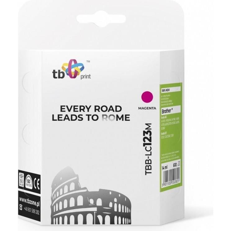 Print, Cartucce, Tusz do Brother LC123 TBB-LC123M MA