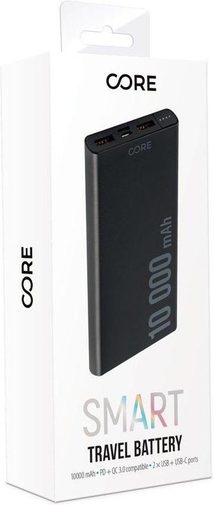 Produktbild Forever Core SPF-01 Power Bank Universal Charger for devices PD + QC 10000 mAh 18W (10000 mAh, 18 W, 18 Wh)