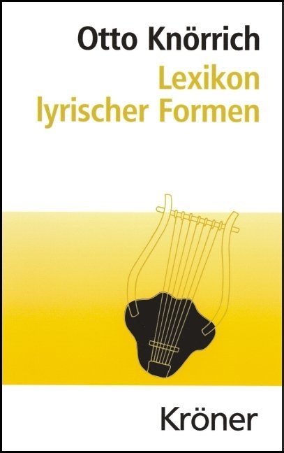 Produktbild Lexikon lyrischer Formen (Deutsch, Otto Knörrich, 2005)