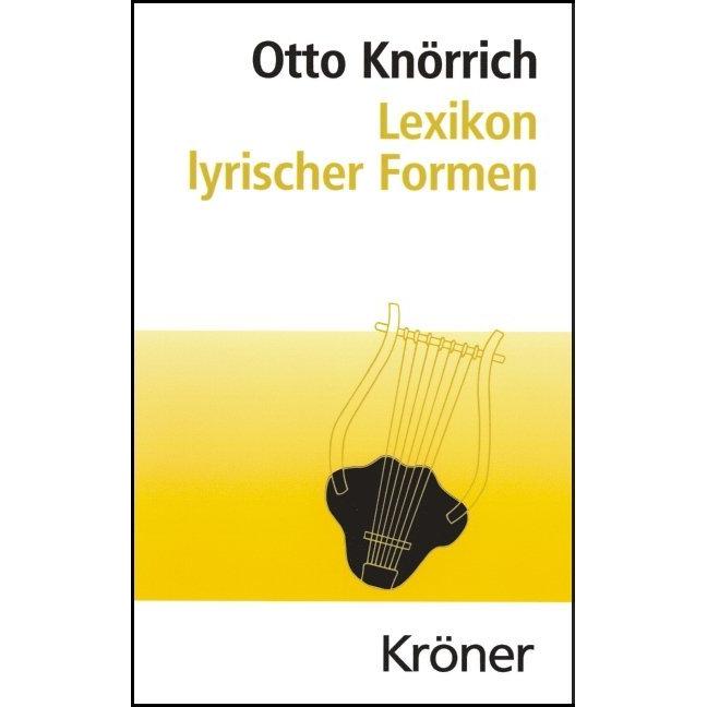 Lexikon lyrischer Formen, Fachbücher