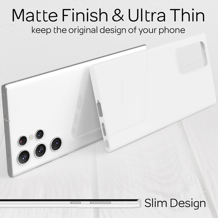 Actual product image Nalia Extremely Thin 0.3mm Matte Hardcase (Samsung Galaxy S22 Ultra)