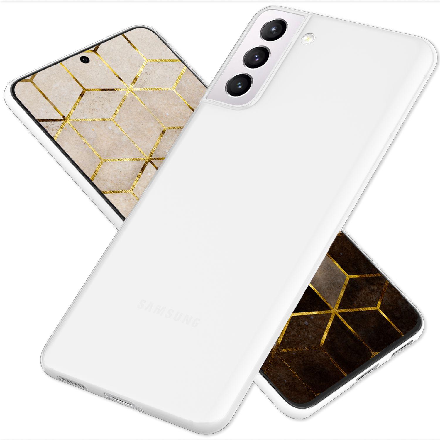 Nalia Extrem Dünnes 0,3mm Mattes Hardcase (Samsung Galaxy S22+), Smartphone Hülle, Weiss