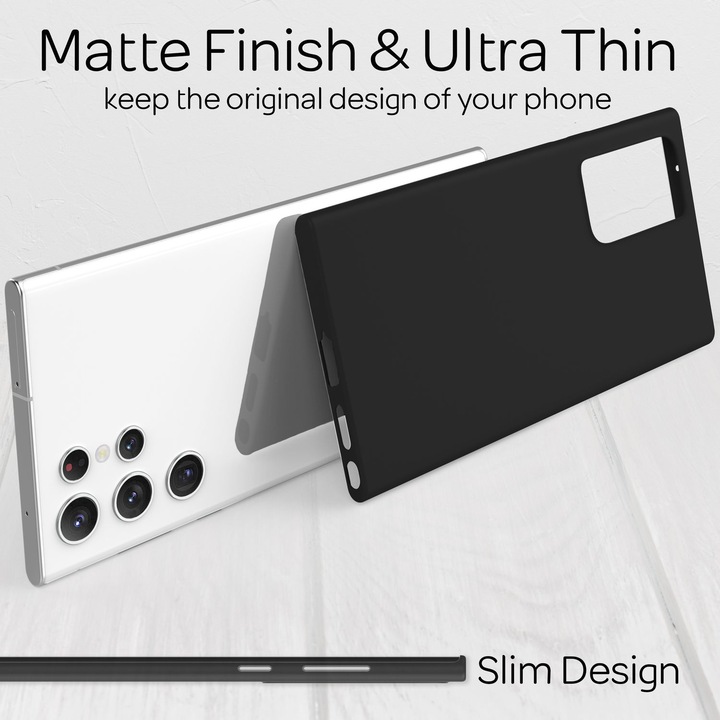 Actual product image Nalia Extremely Thin 0.3mm Matte Hardcase (Samsung Galaxy S22 Ultra)