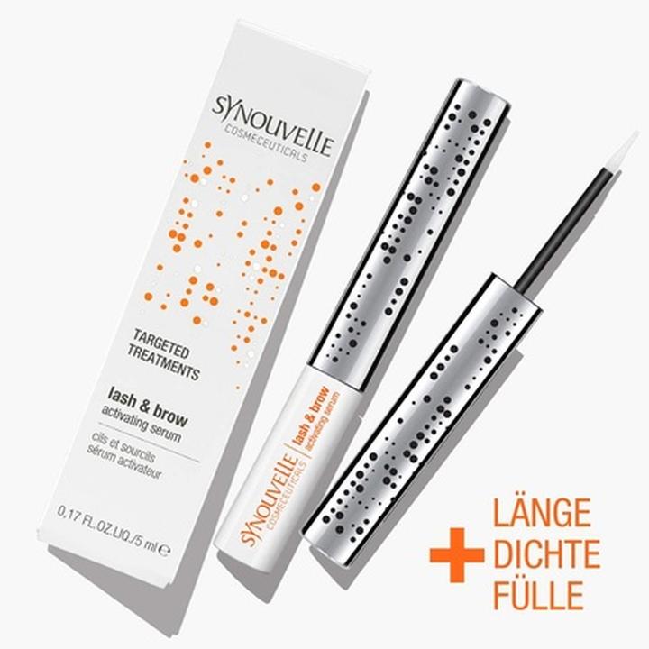 Produktbild Cosmetic Synouvelle Cosmetics - Lash & Brow Activating Serum - Serum For Active Eyelash And Eyebrow Growth 5 (5 ml)