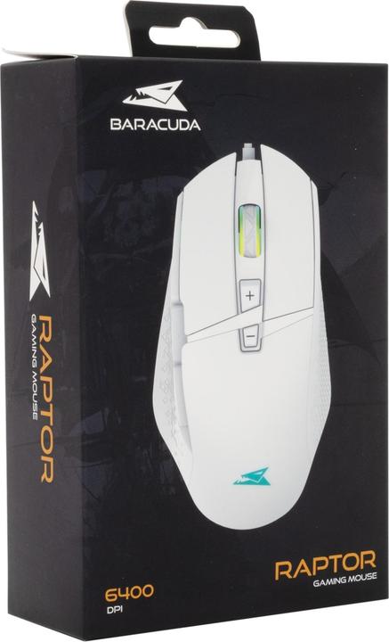 Actual product image Baracuda BGM-051 Raptor White (Cable)