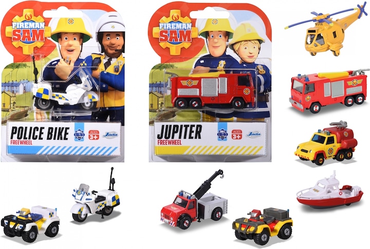 Actual product image Dickie fireman sam Vehicles 1:64 mix 8 designs price for 1 pc