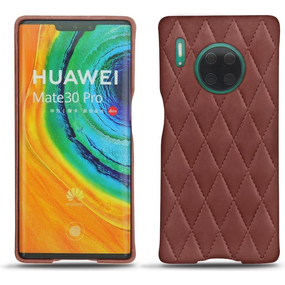 Noreve Lederschutzhülle (Huawei Mate 30 Pro), Smartphone Hülle, Rot