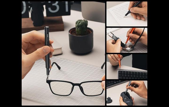 Immagine prodotto Xiaomi Cacciavite di precisione tascabile e penna stilografica 5 in 1 HOTO QWLSD013 (argento) (Porta)