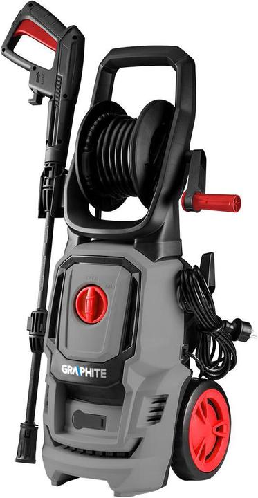 Graphite 1600 W pressure washer, pressure 90 bar (max. 130 bar) (Netzbetrieb)