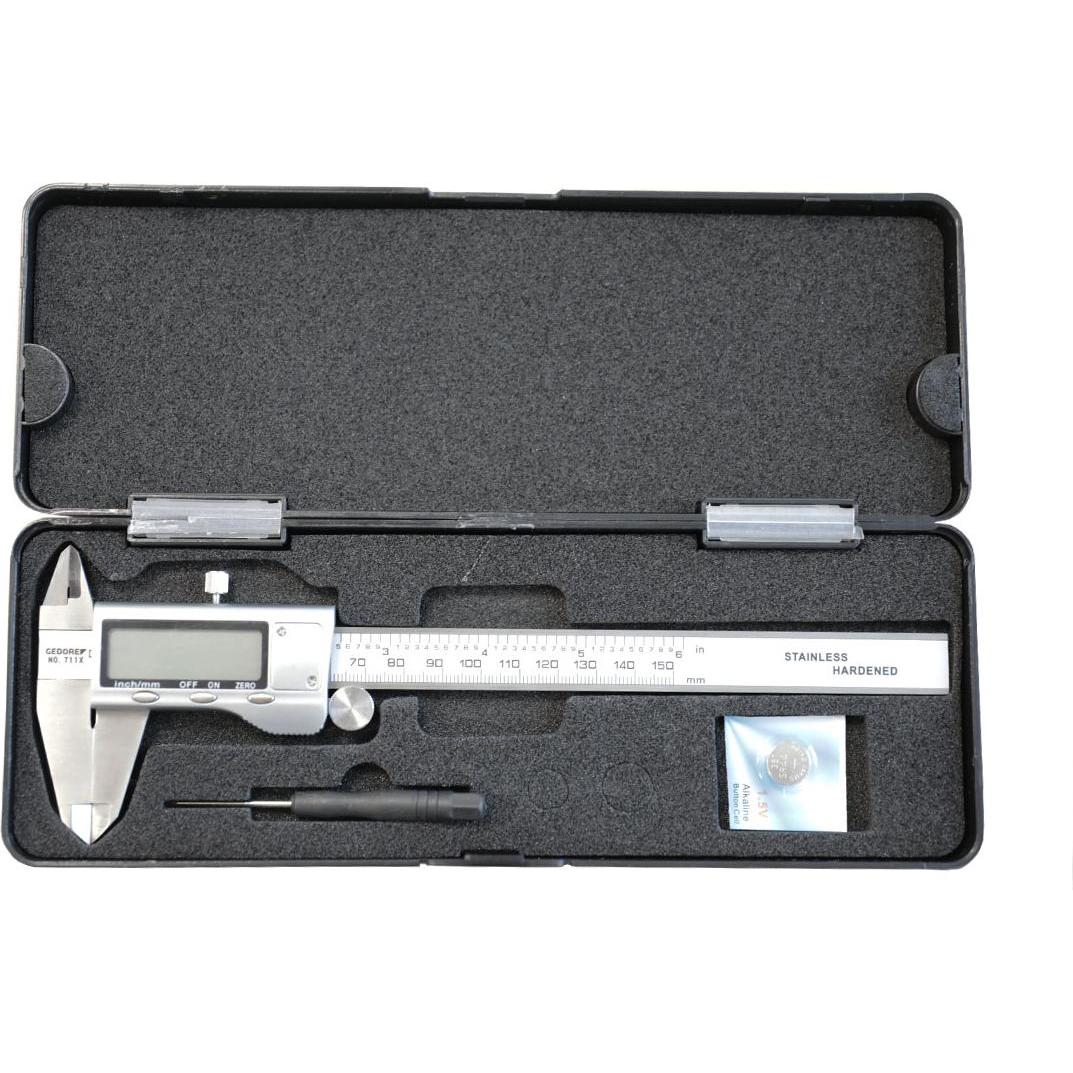 Gedore, Messlehre, 9023060 711X Digital-Messschieber mm in Hartbox 0-150 mm (15 cm)