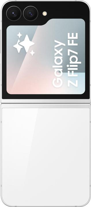 Image du produit Samsung Galaxy Z Flip7 FE (256 Go, Blanc, 6.70", SIM + eSIM, 5G)