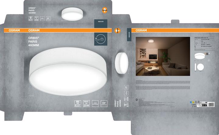 Produktbild Osram ORBIS PARIS 480 mm 3XE27 WT