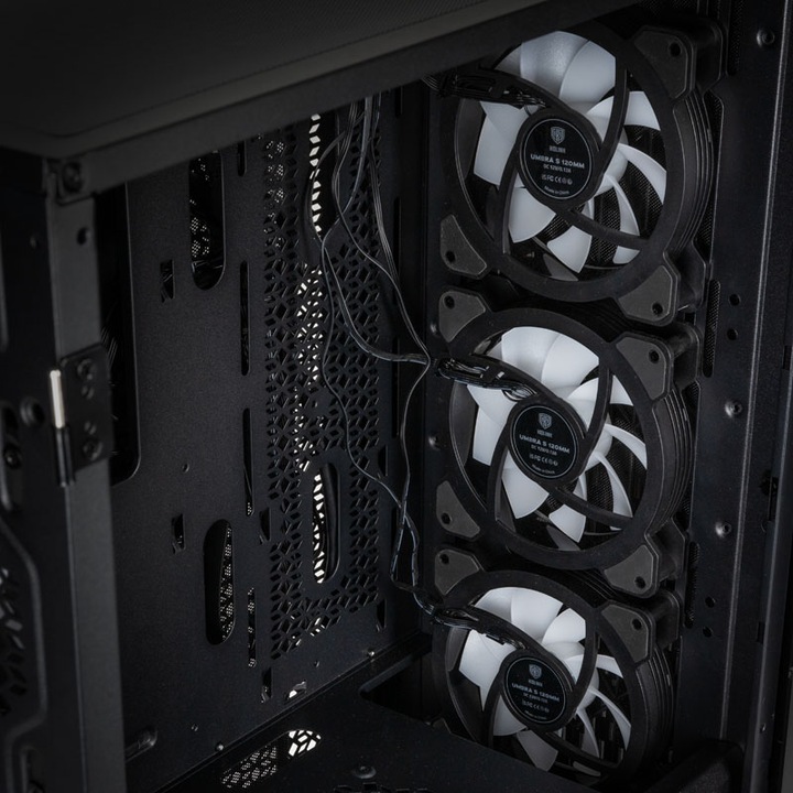Produktbild Kolink Unity Lateral ARGB Midi-Tower - schwarz (ATX, E-ATX, mATX, Mini-ITX)