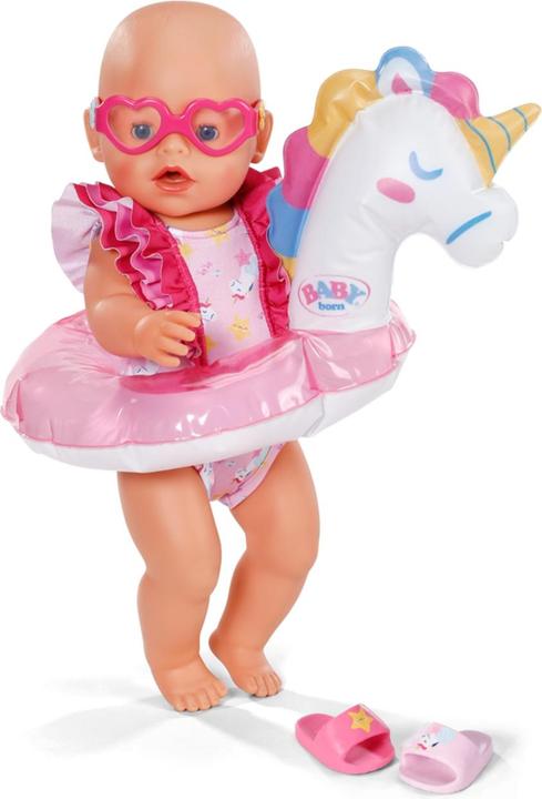 Productafbeelding Zapf Creation BABY born Schwimm-Set Einhorn 43cm