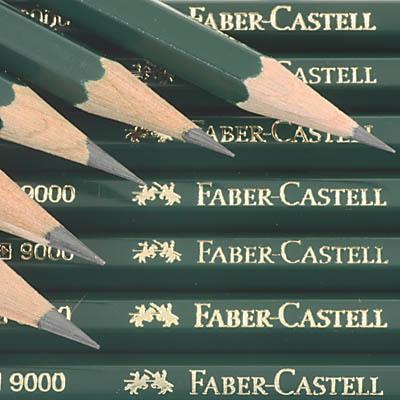 Immagine prodotto Faber-Castell Matita CASTELL 9000 con gomma (1 mm, HB, 1 x)