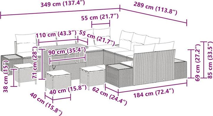 Produktbild vidaXL Gabriela
