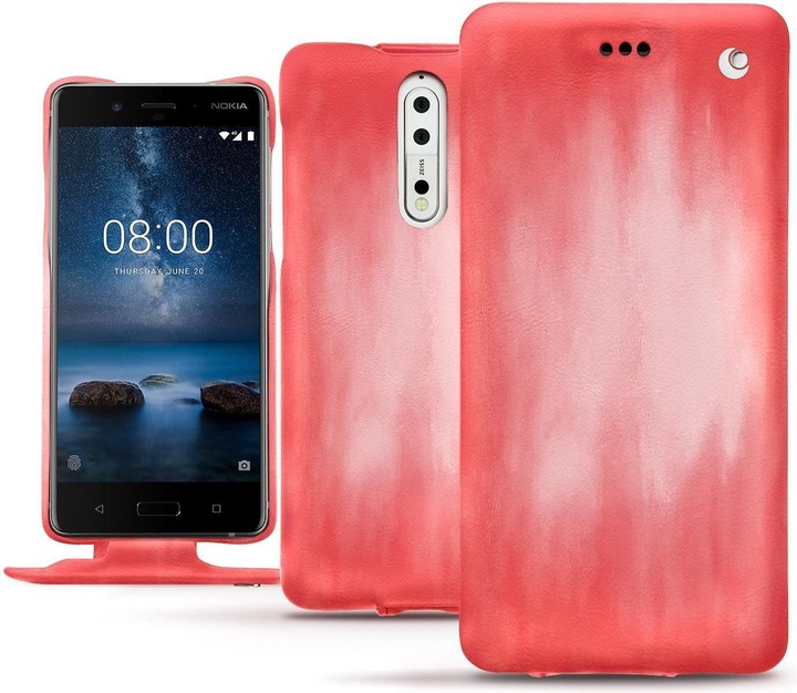 Actual product image Noreve Leather cover vertical (Nokia 8)