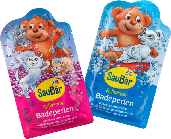 Produktbild dm SauBär Kinder Badeperlen (Badeperlen, 60 g)