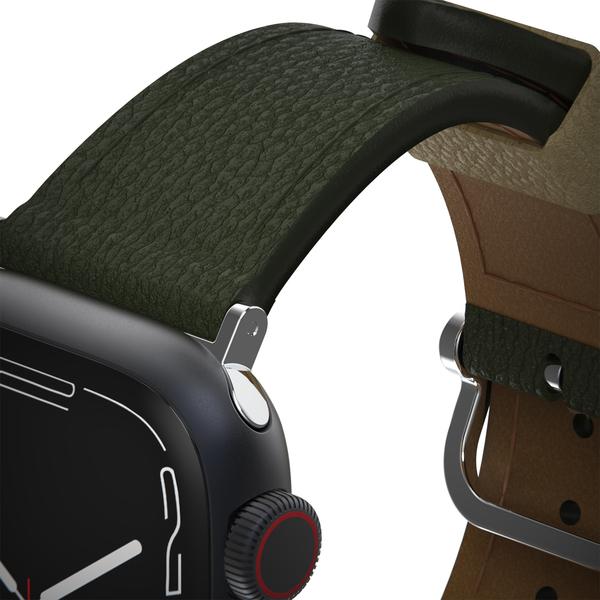 Produktbild OtterBox Symmetry Cactus Leather Watch Band für Apple Watch 9/8/7 41mm (41 mm, 38 mm, 40 mm, Veganes Leder)