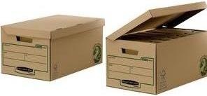 Actual product image Fellowes 1x10 Earth hinged lid box cube (A4)