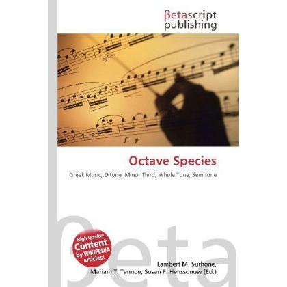 Octave Species, Fachbücher von Lambert M. Surhone, Mariam T. Tennoe, Susan F. Henssonow