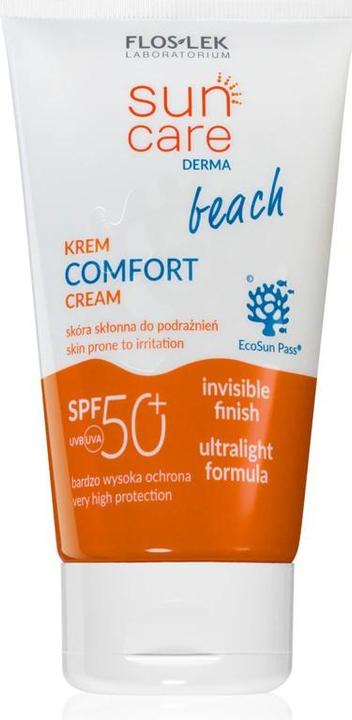 Produktbild Floslek Sun Care Derma Beach Creme Comfort SPF 50+, 50 ml (Sonnencreme, SPF 50, 50 ml)
